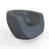 22102BXAG Moon Chair- Anthracite Gray