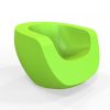 22102BXLM Moon Chair- Lime Green