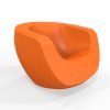 22102BXOR Moon Chair- Orange
