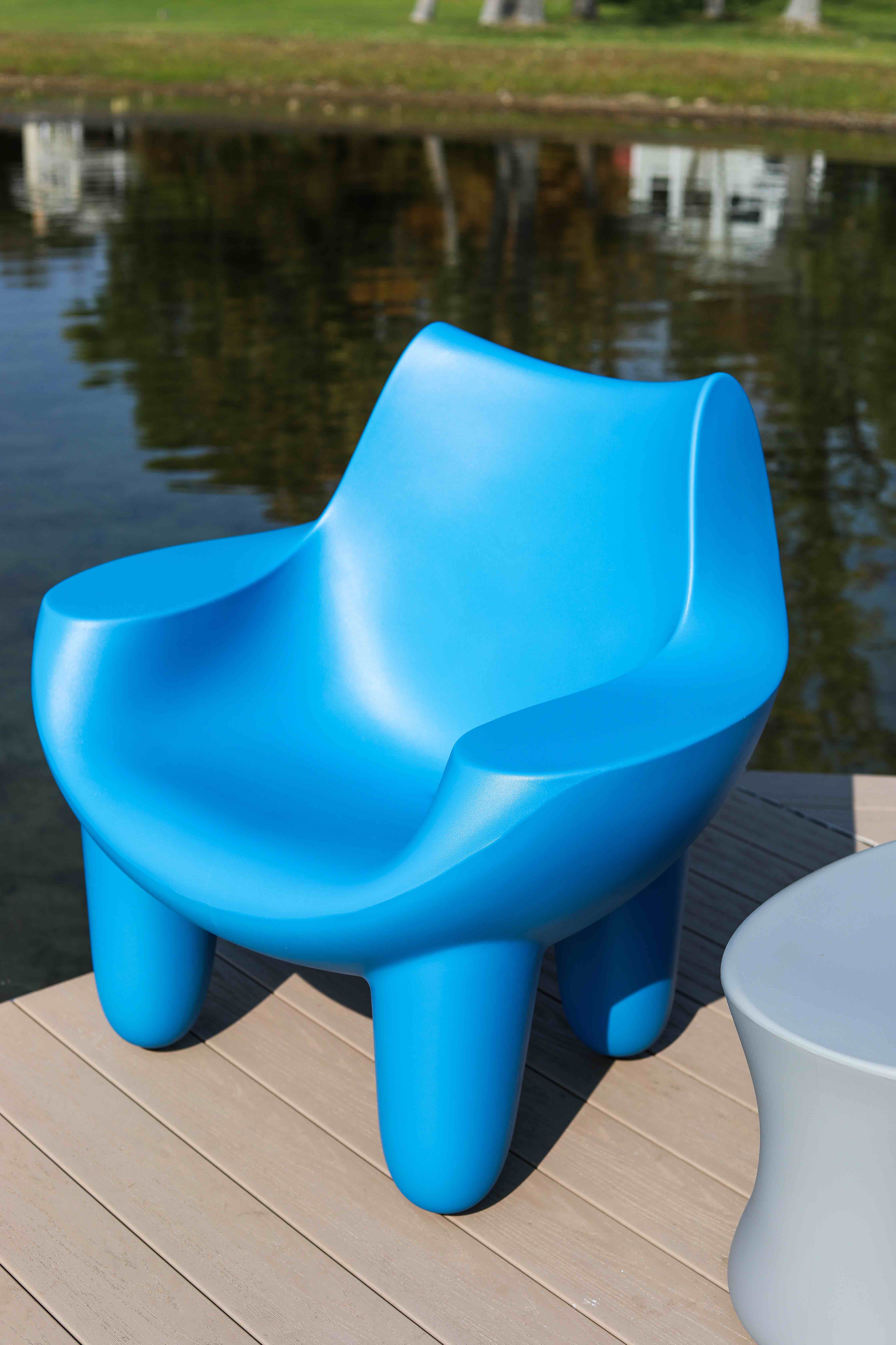 Mibster Chair front view on dock