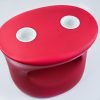 #22101T1RDWH amped Seat Table – Red with White cupholders