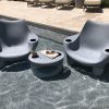 SPL22103BXGGBL Mibster Chairs in Gray Granite with Amped Table in Pool