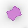 15005B2VI Puzzler DuraFLEX 17.5 Height – Violet – Top View