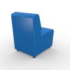 15501B2MB Smoothie Chair DuraFLEX 17.5 seat height – Medium Blue -Back View