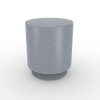 RSIDETABLEGG Ripple Side Table Session – Gray Granite