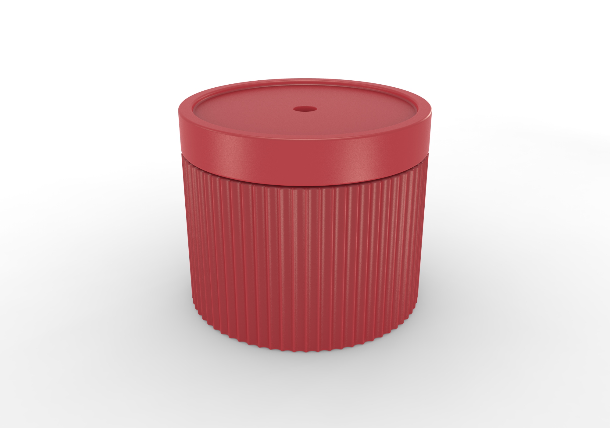 SPLRWIDETABLERD Ripple Wide Table with Umbrella Hole -Red