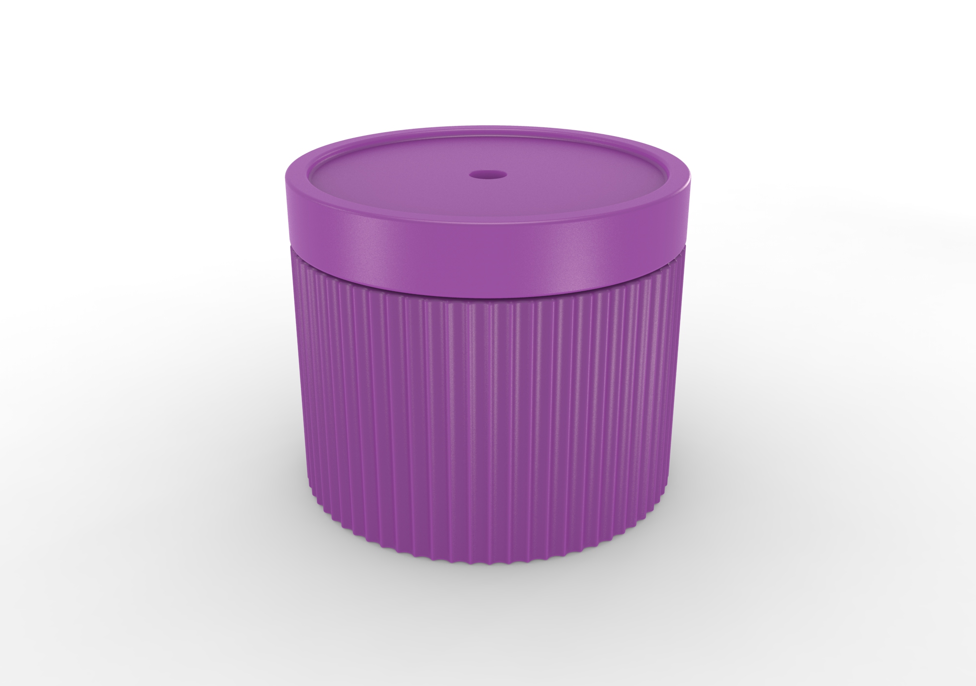 SPLRWIDETABLEVI Ripple Wide Table with Umbrella Hole -Violet