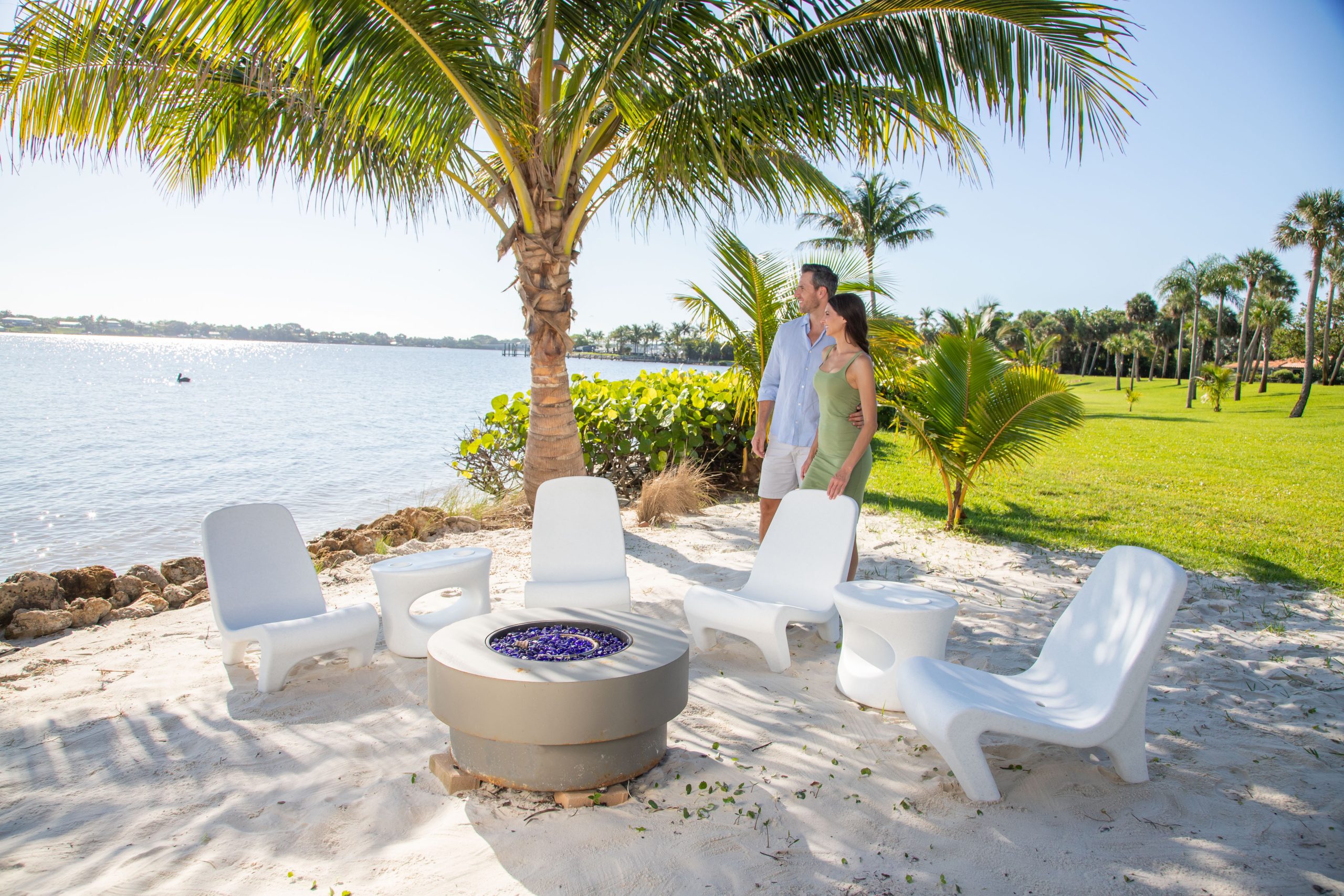 Freelo White Granite – Fire Pit 1